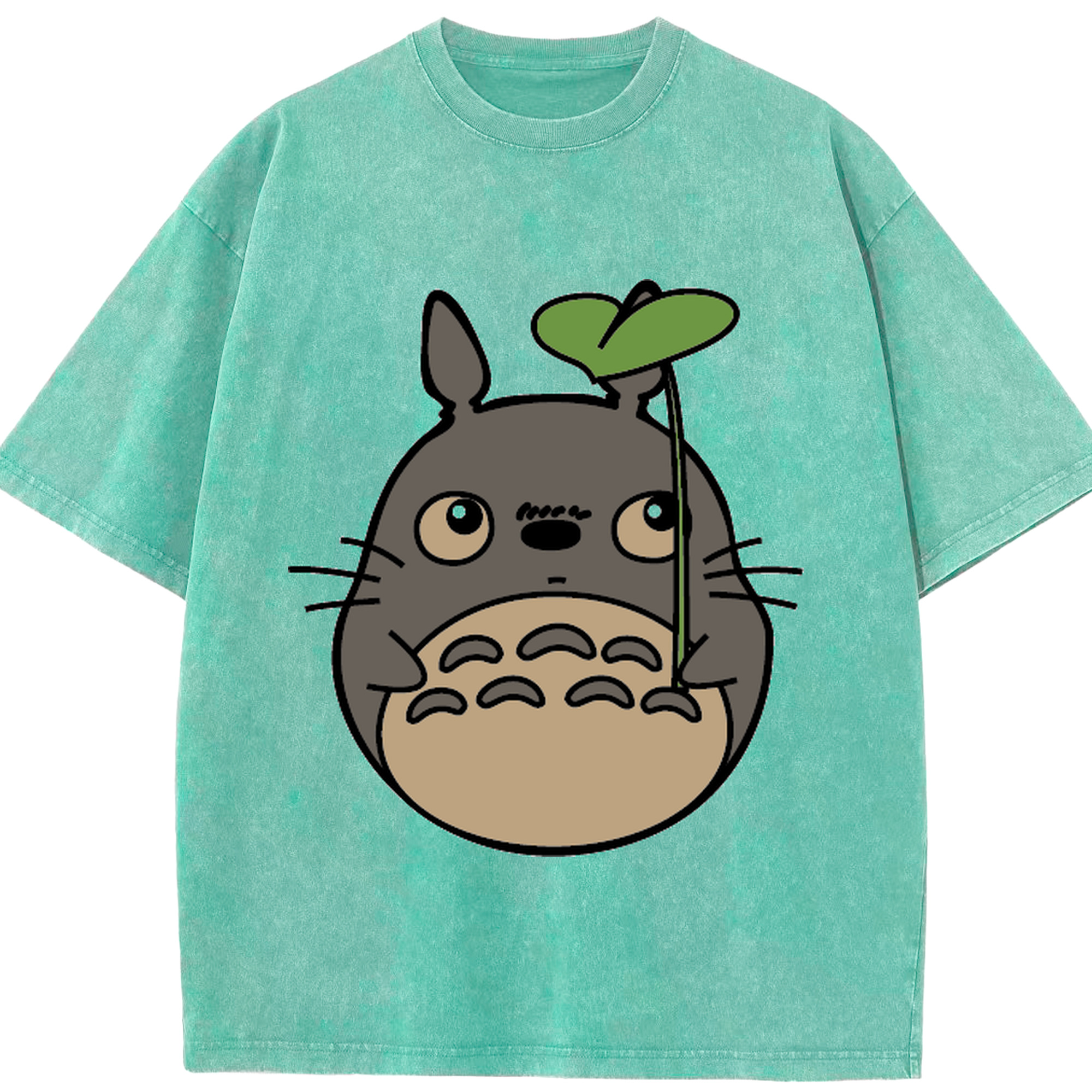 （画像用） となりのトトロ 草壁メイ 草壁サツキ My Neighbor Totoro Satsuki Kusakabe Mei Kusakabe 綿100% ヴィンテージ風 半袖Tシャツ（フロントプリント）